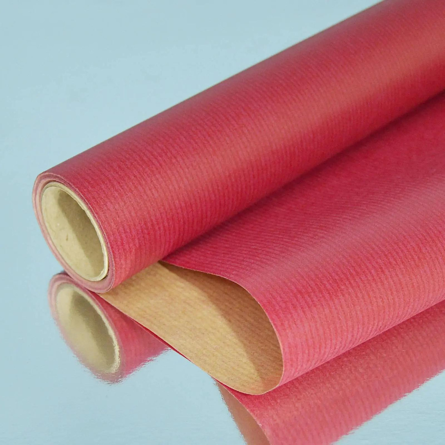 Папір флористичний крафт двосторонній Малиновий