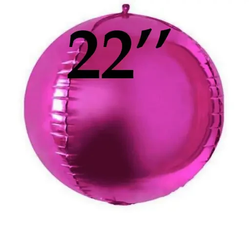 Фольга 3D сфера Фуксія (22