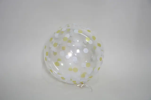 3D сфера Bubble Кружечки жовті (18