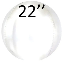 Фольга 3D сфера білий глянцевий (22