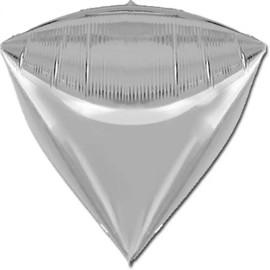Фольга 3D Діамант Срібло (24