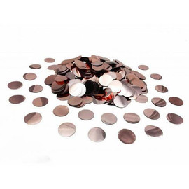 Конфетті коло 50 грамм рожеве золото 23 мм