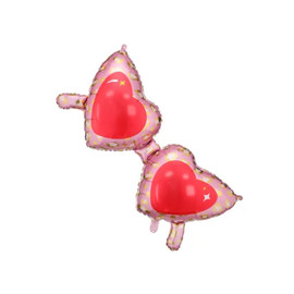 Фольгована фігура Окуляри серця Partydeco