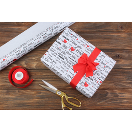 Папір пакувальний I Love You