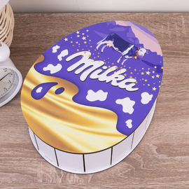 Коробка декоративна овальна 