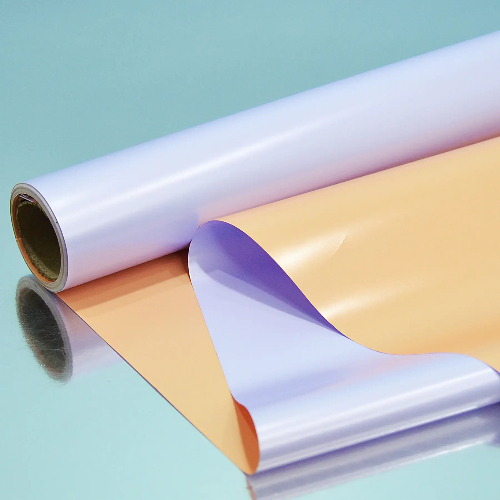 Плівка двостороння перламутр №15 (Рожево-біла - Light pink+soft white)