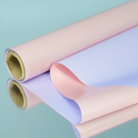 Плівка двостороння перламутр №17 (Блакитна -світло-блакитна - Lake blue+ice blue)