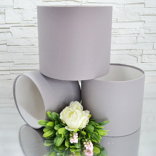 Капелюшна коробка Сіра (Маленька D16)