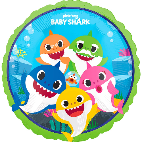 Фольга Акула малюк Baby shark Anagram