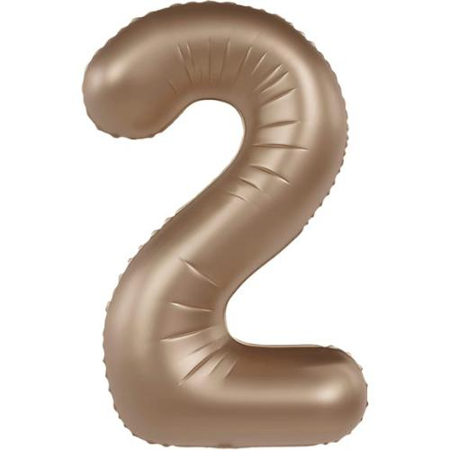 Кликните для увеличения изображения Фольга Бронзова Slim Matte Starlight Gold цифра 2 (Flexmetal) (в інд.уп)