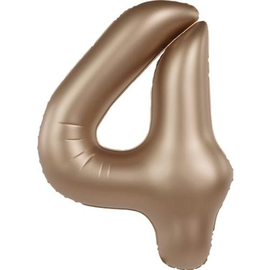 Фольга Бронзова Slim Matte Starlight Gold цифра 4 (Flexmetal) (в інд.уп)