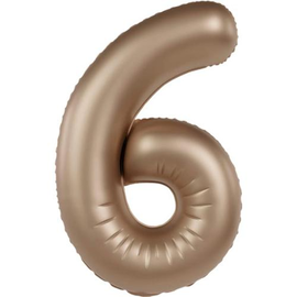 Фольга Бронзова Slim Matte Starlight Gold цифра 6 (Flexmetal) (в інд.уп)