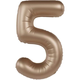 Фольга Бронзова Slim Matte Starlight Gold цифра 5 (Flexmetal) (в інд.уп)