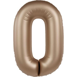 Фольга Бронзова Slim Matte Starlight Gold цифра 0 (Flexmetal) (в інд.уп)