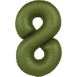 Фольга Оливкова Slim Matte Olive Green цифра 8 (Flexmetal) (в інд.уп)