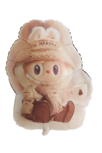 Фольгована фігура Арт-шоу Лабубу взимку