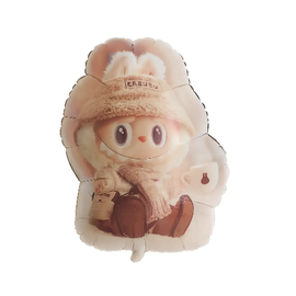 Фольгована фігура Арт-шоу Лабубу взимку