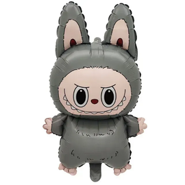 Фольгована фігура Арт-шоу Лабубу сіра (повітря)