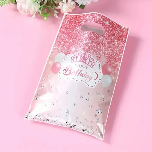 Пакет дитячий (маленький) HB корона рожева 16*25 см (10шт/уп)