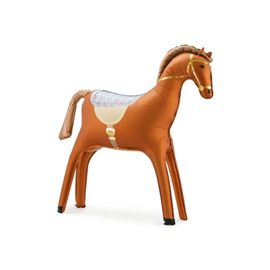 Фольга Стоячка Кінь коричневий (в інд. уп.) PartyDeco