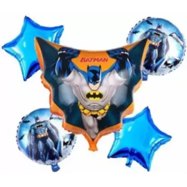 Набір кульок фольгованих Batman 5 шт (Китай) (в інд. уп.)