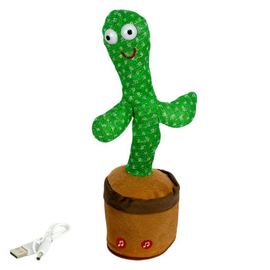 Танцюючий кактус музичний з підсвічуванням