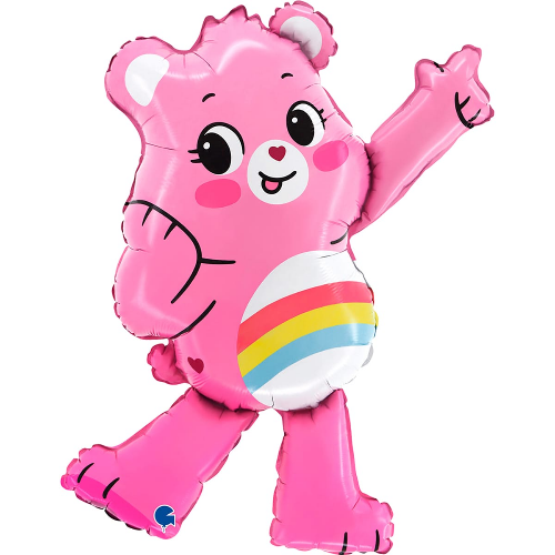 Фольгована фігура велика Турботливі ведмедики Care Bears Cheer Bear (в інд. уп.) Grabo