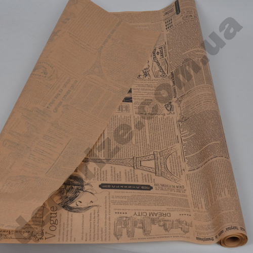 Папір подарунковий крафт 