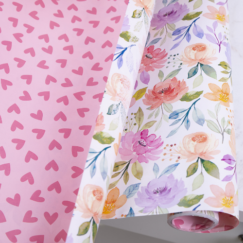 Папір подарунковий двосторонній 