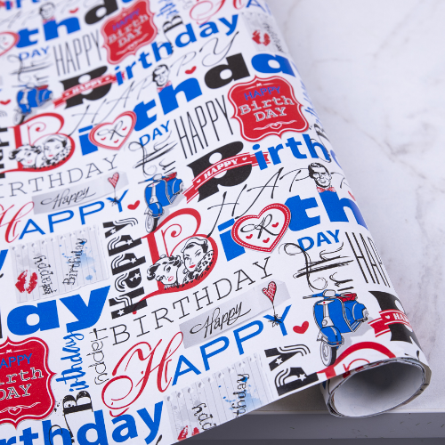 Папір подарунковий 