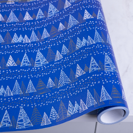 Папір подарунковий новорічний 