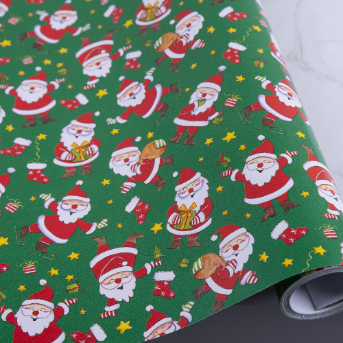 Папір подарунковий новорічний 