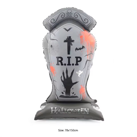 Фольгована фігура Труна сіра RIP (Китай) (в інд. уп.)