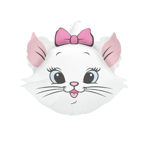 Фольгована фігура Голова кішечки Марі (Китай) (в інд. уп.)