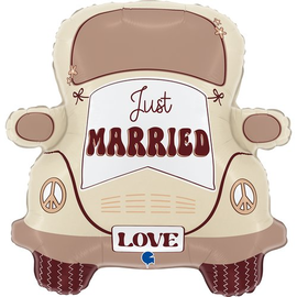 Фольгована фігура Весільна хіпі-машина 26