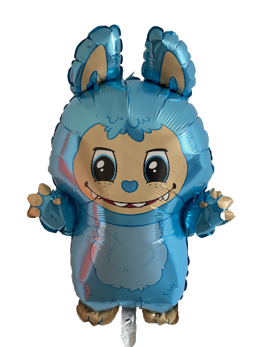 Фольгована фігура Лабубу блакитний Grabo (в Інд. уп.)
