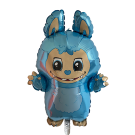 Фольгована фігура Лабубу блакитний Grabo (в Інд. уп.)