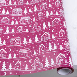 Папір подарунковий новорічний 