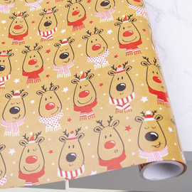 Папір подарунковий новорічний 