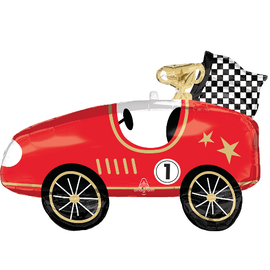 Фольгована фігура велика Червоний гоночний автомобіль (в інд. уп.) Anagram