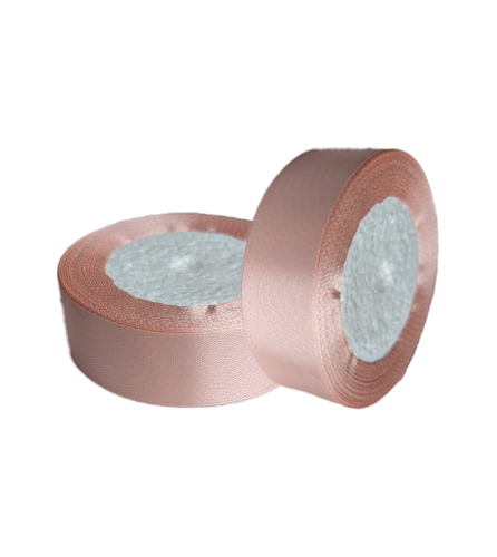 Атласна стрічка 2,5 см (Світло-пильна троянда)