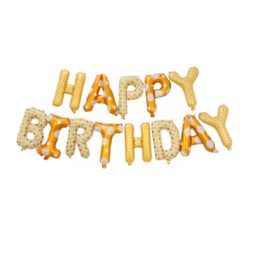 Фольгована фігура літери 