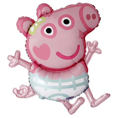 Фольгована фігура Маленька свинка Пеппа Flexmetal (інд. уп)