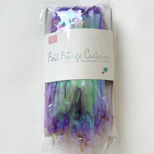 Штора для фотозони 2х1 Перлина (фіолетово-зелена)