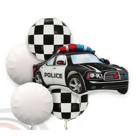 Набір кульок фольгованих Поліція 5шт (Китай) (в інд. уп.)