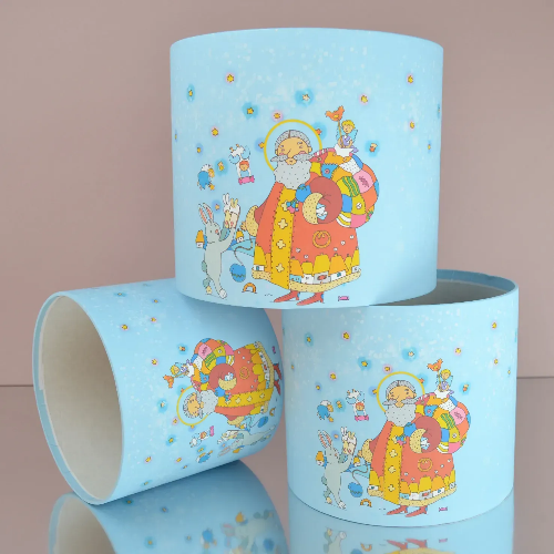 Капелюшна коробка Миколай (Середня D18)