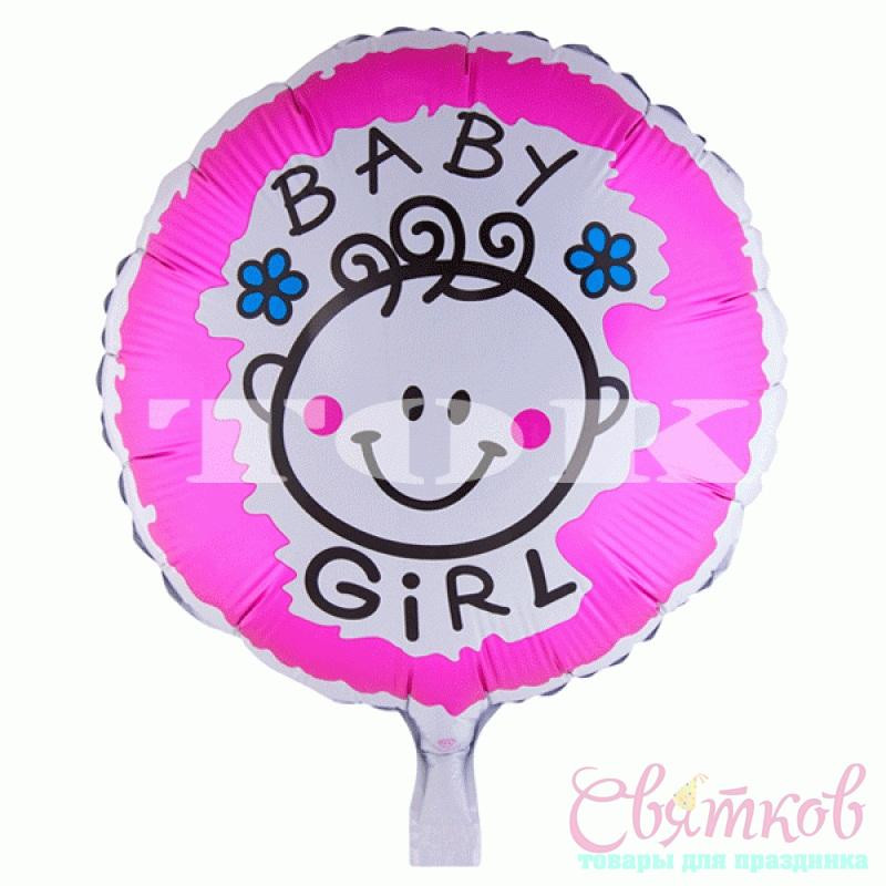 Фольгированый шар Baby Girl