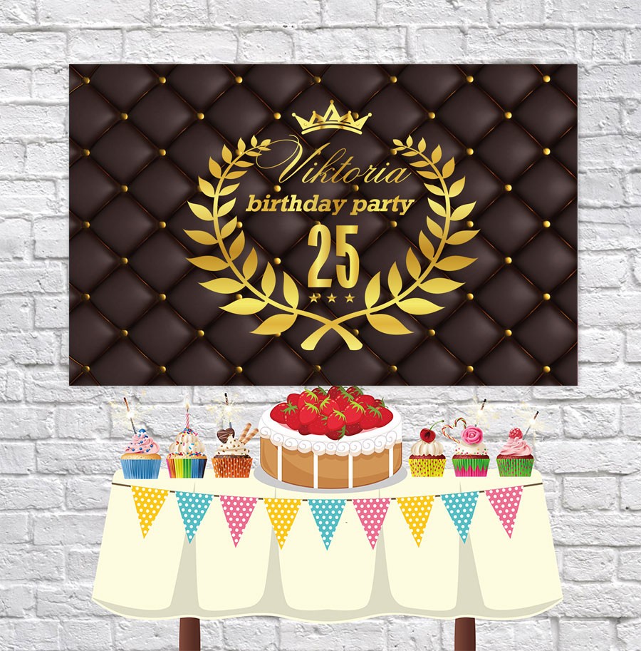 Плакат для праздника Birthday Party 75 см х 120 см - 28