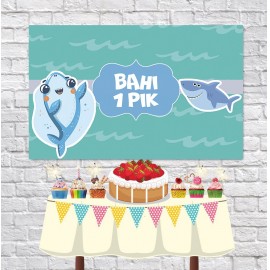Перейти на страницу товара ПЛАКАТ ДЛЯ ПРАЗДНИКА Baby Shark 75 СМ Х 120 СМ - 297