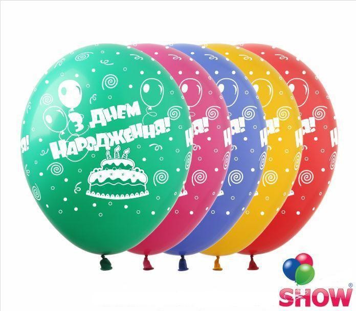 Воздушные шары ТМ SHOW (5 сторон) 12